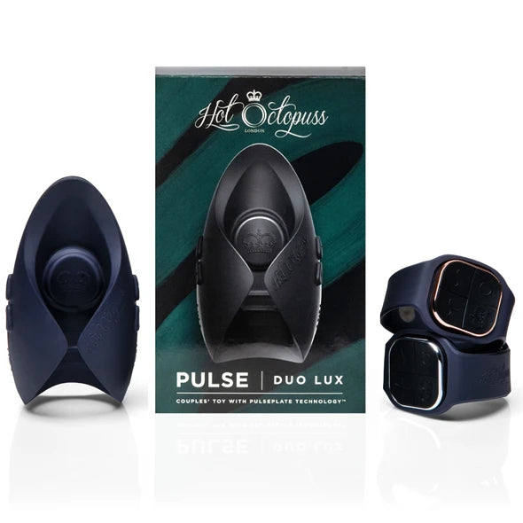 PULSE DUO LUX – Luxury Couples' Toy with Dual Remotes, Vibrating Masturbator & Vulva Stimulator