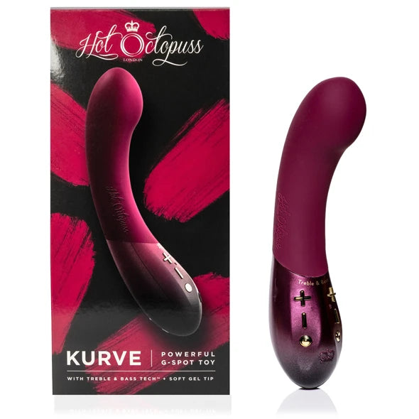 KURVE – G-Spot Vibrator with Dual Motors & Soft Gel Tip for Intense Pleasure